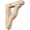 Ekena Millwork Funston Arts and Crafts Smooth Bracket w/ Offset Brace, Douglas Fir, 7 1/2"W x 34"D x 40"H BKT0806X34X40FST03SDF - alternate 1